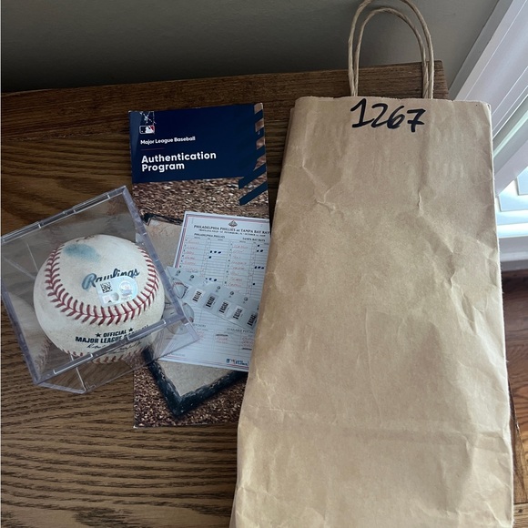 SF Giants vs Cardinals 7/10/24 Game Used Ball MLB Authentication Jackson Jimenez - Picture 14 of 14
